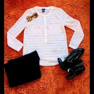 ​Ann Taylor - Peach Color Top - S - Made in Indonesia